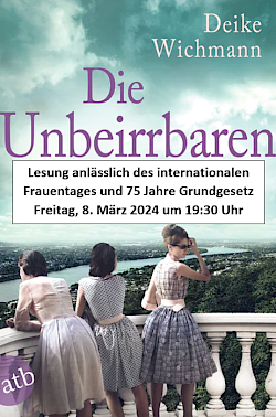 Autorinnenlesung anlässlich des Weltfrauentages und 75 Jahre Grundgesetz.
